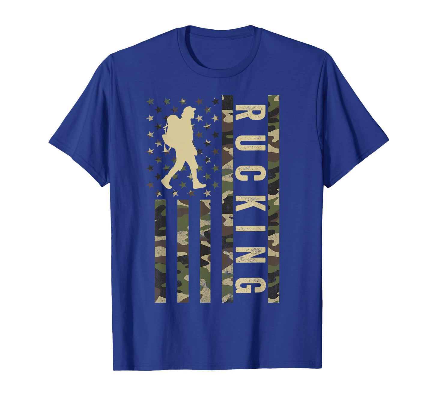 Rucking American Flag, Tactical Fitness, Patriotic Rucking T-Shirt