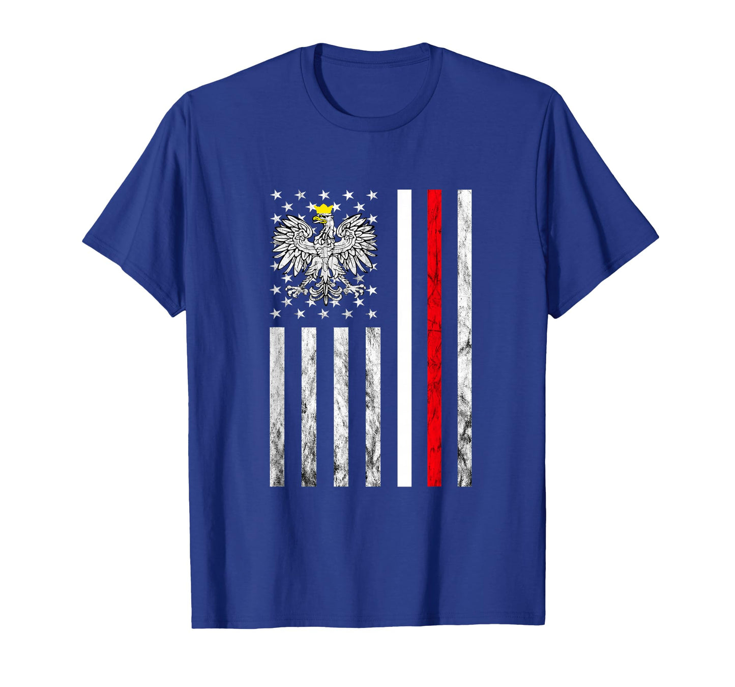 Polish Eagle Poland American USA Poland Flag Polish Roots T-Shirt