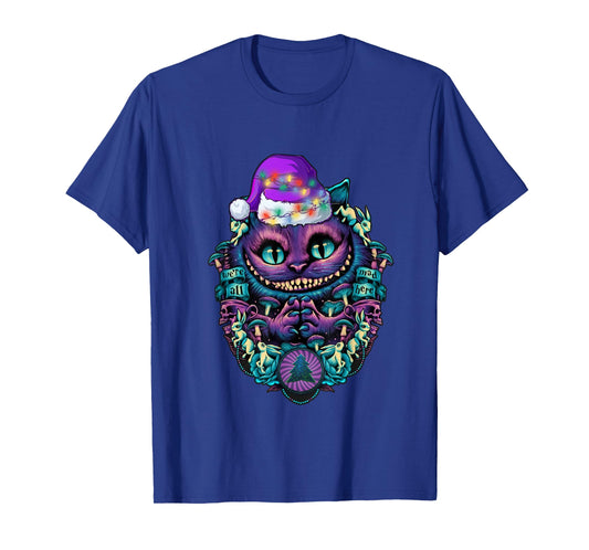 Cheshire Cat shirt Christmas Alice in Wonderland Graphic T-Shirt
