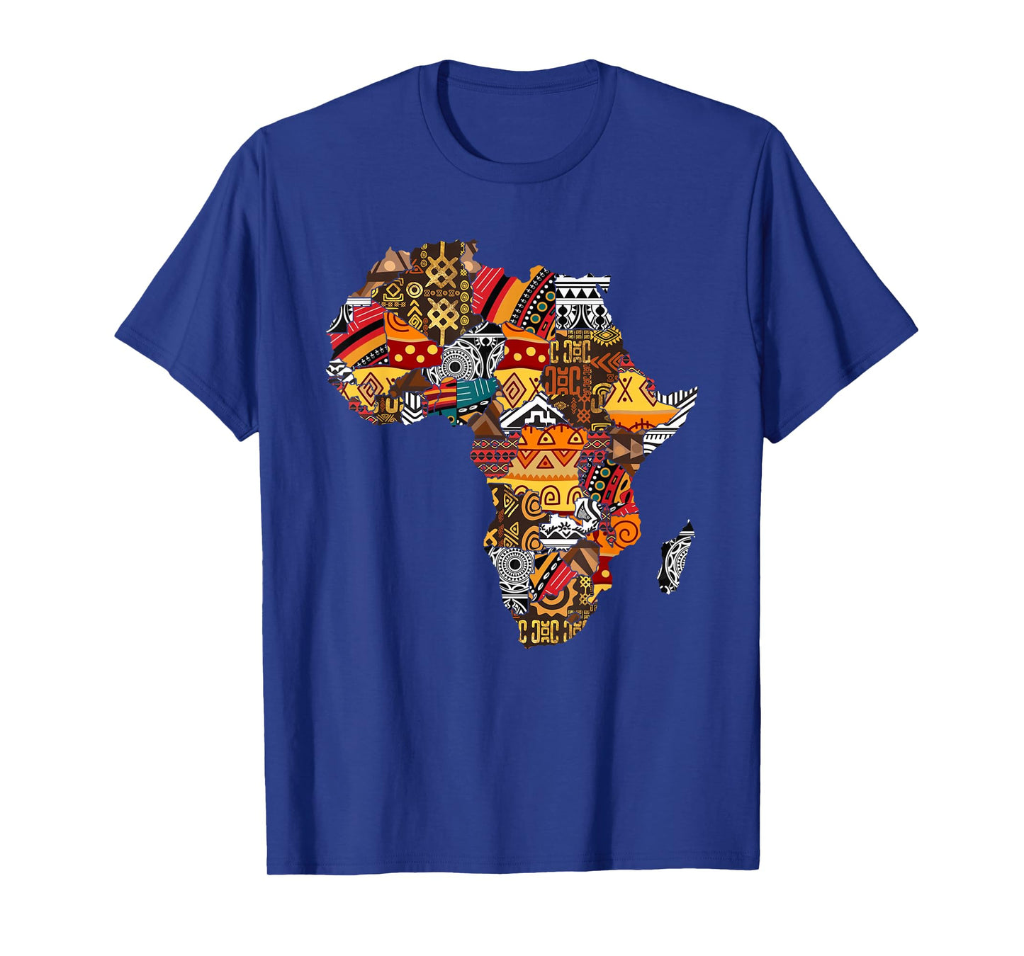 African Native Pride Funny Africa Map Heritage Pattern Gift T-Shirt Small