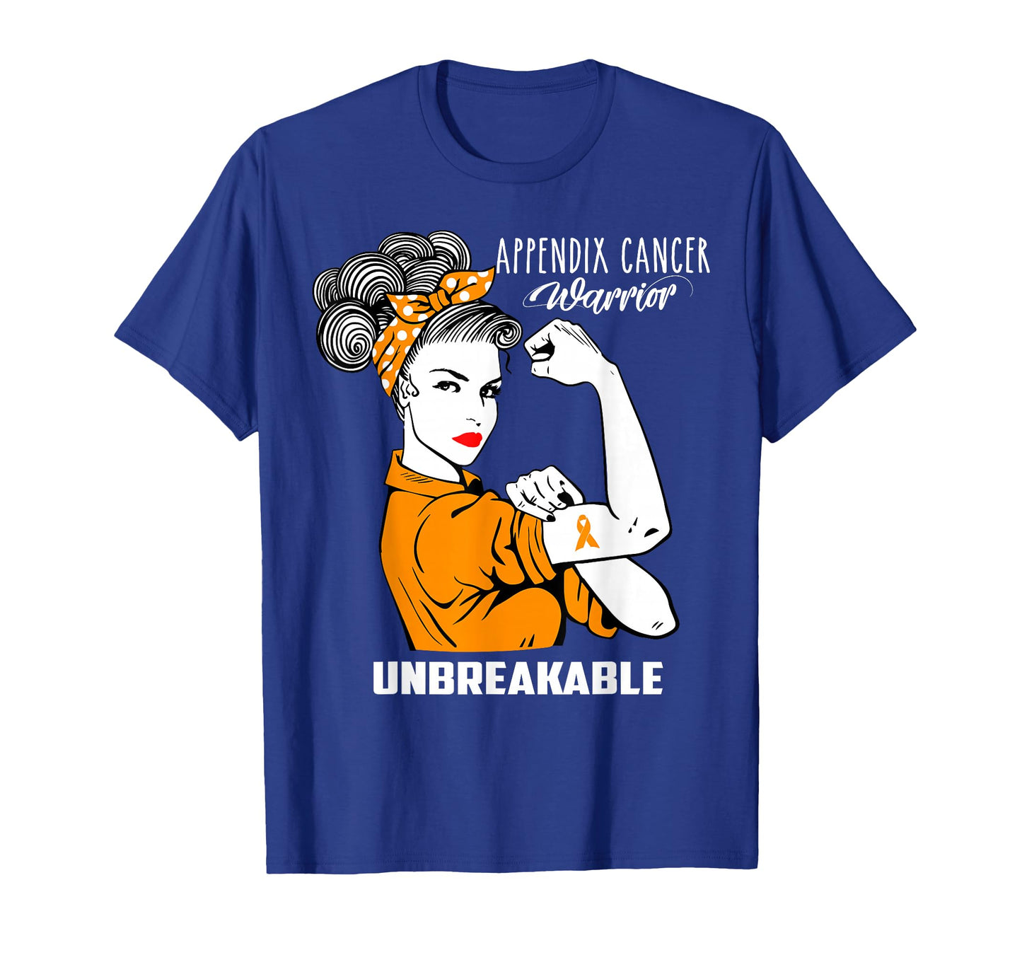 Appendix Cancer Awareness T-Shirt Unbeakable Warrior Shirt T-Shirt