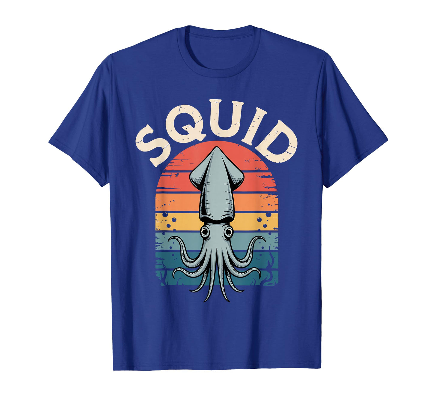 Cool Squid Art for Men Women Kids Giant Octopus Squid Lover T-Shirt