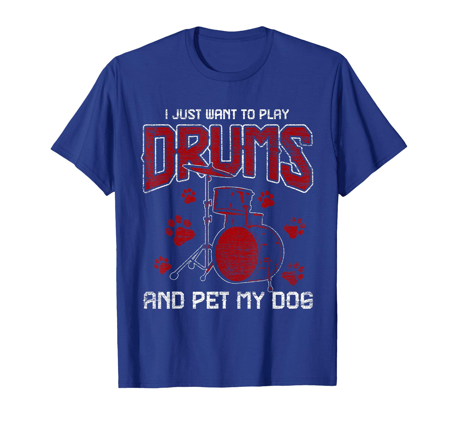 Pet My Dog Drummer - I Just Want To Play Drums T-Shirt