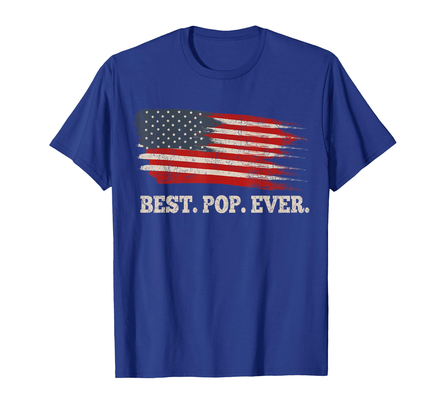 Best Pop Ever Shirt Vintage American Flag Gift T-Shirt