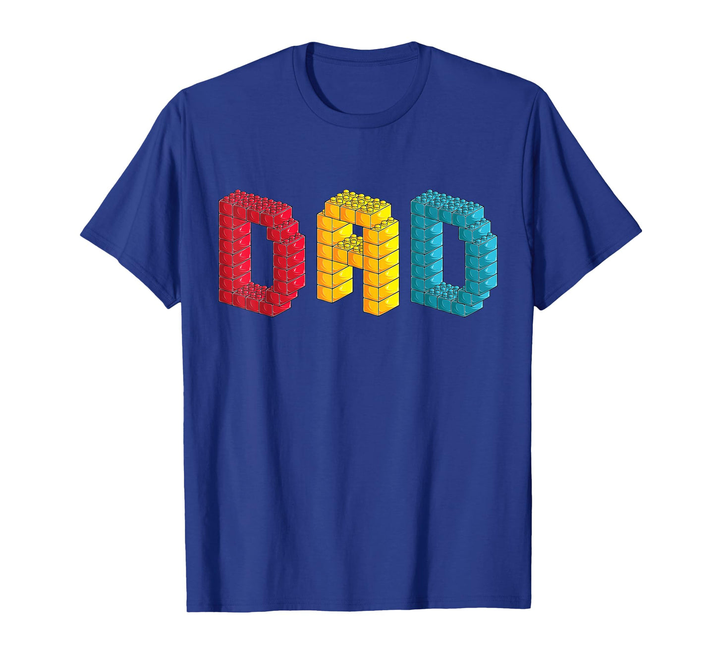 Dad Master Builder Building Bricks Blocks Family Set Parents T-Shirt