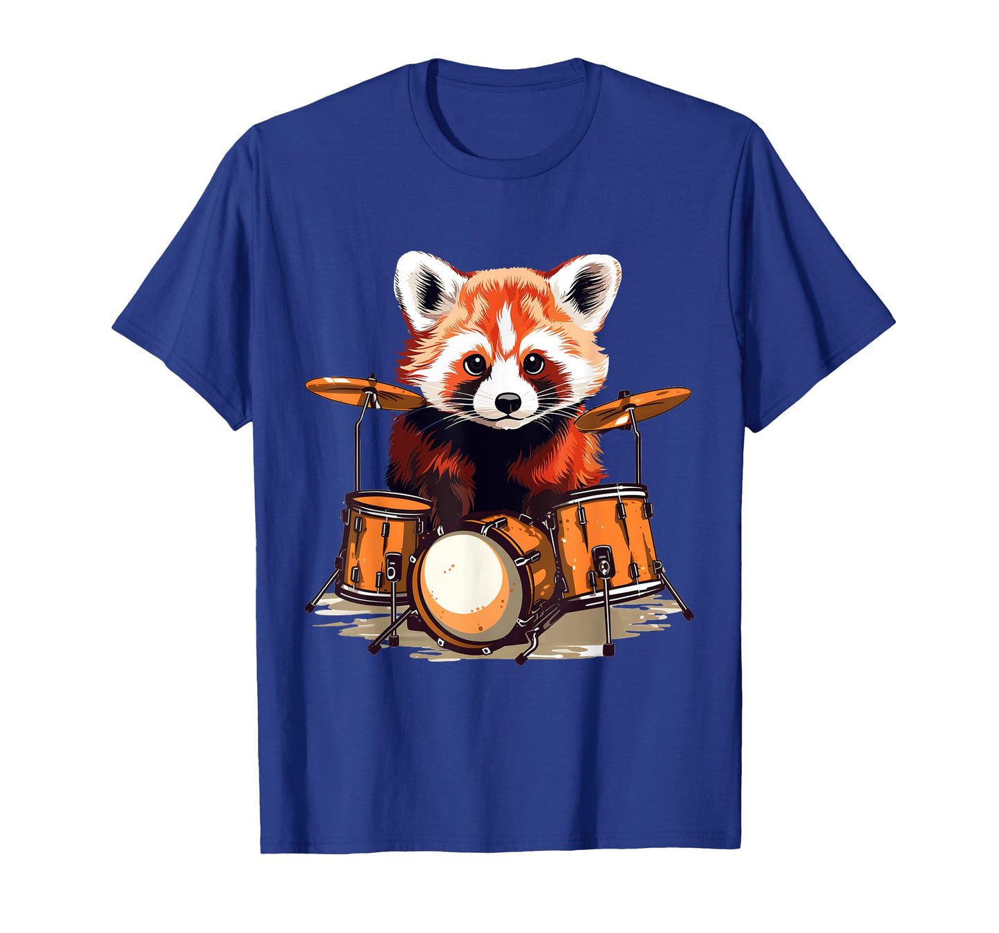 Drumming Red Panda Drum Player Drummer Percussion Drums T-Shirt