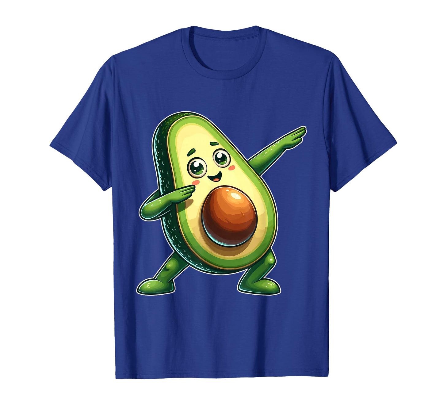 Funny Dabbing Avocado Vegan Food Lover Tee Kids Women T-Shirt