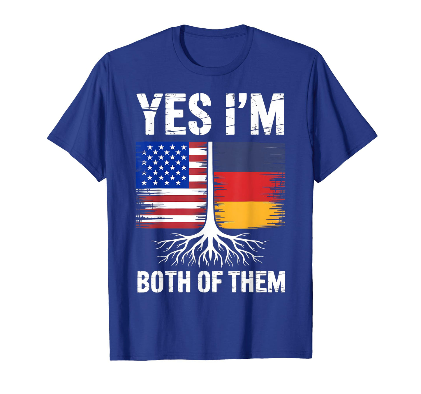 Yes I'm Both American and German Roots DNA Pride T-Shirt