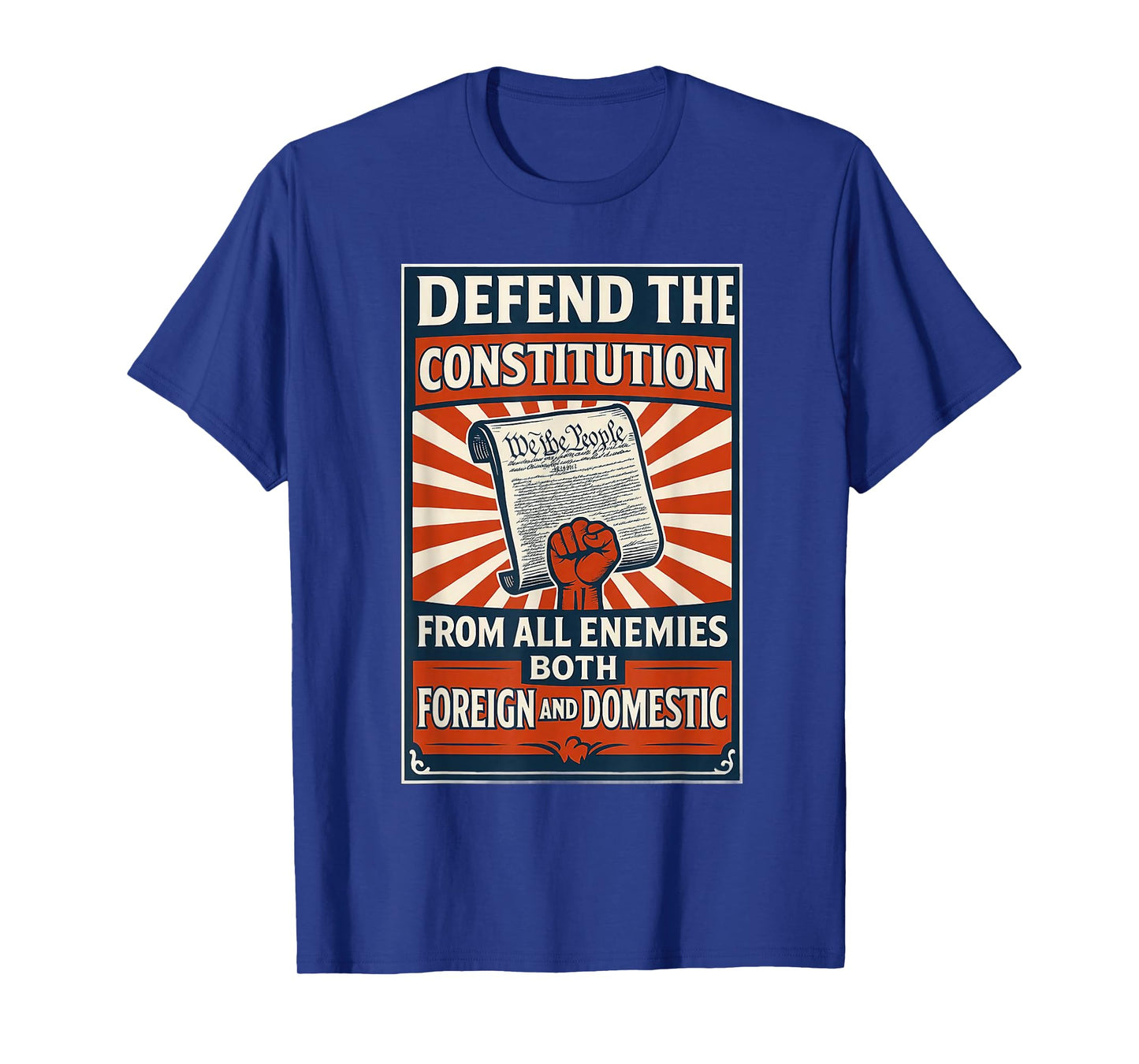 Defend The Constitution From All Enemies Both T-Shirt