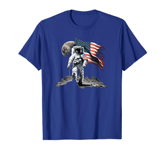 Cool Walking on Moon for Space Lovers T-Shirt