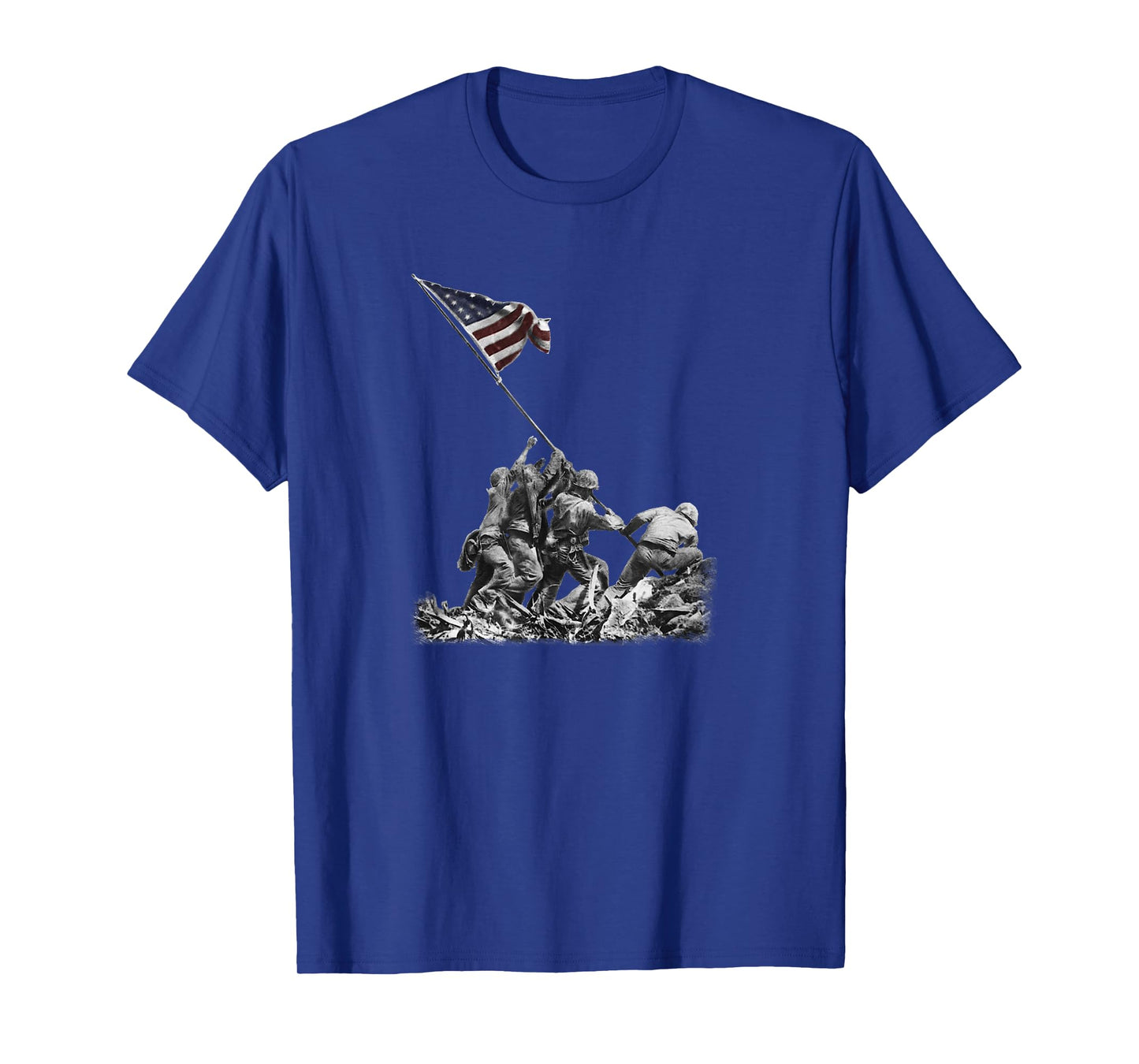 Military Machine Iwo Jima T-Shirt - WWII Commemorative T-Shirt, Men's Black Small
