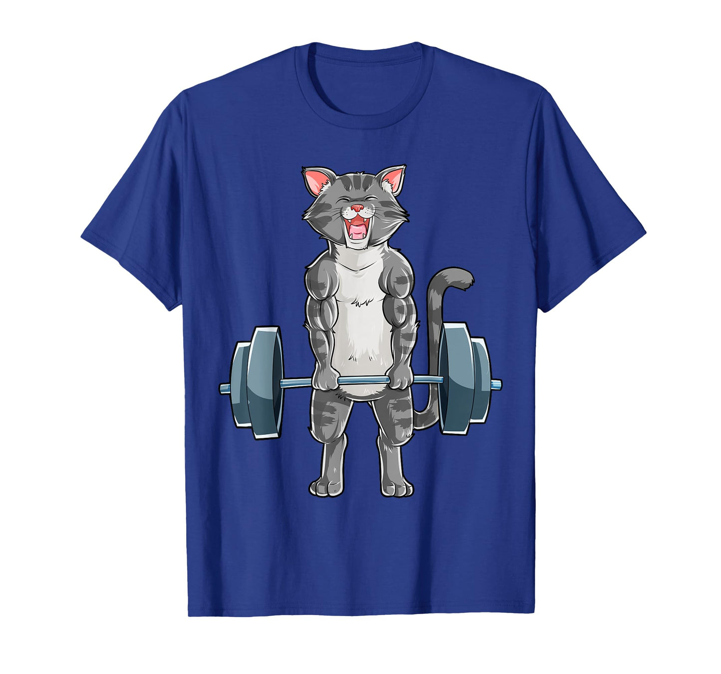 Cat Weightlifting Powerlifting Deadlift Fitness Gym Workout T-Shirt