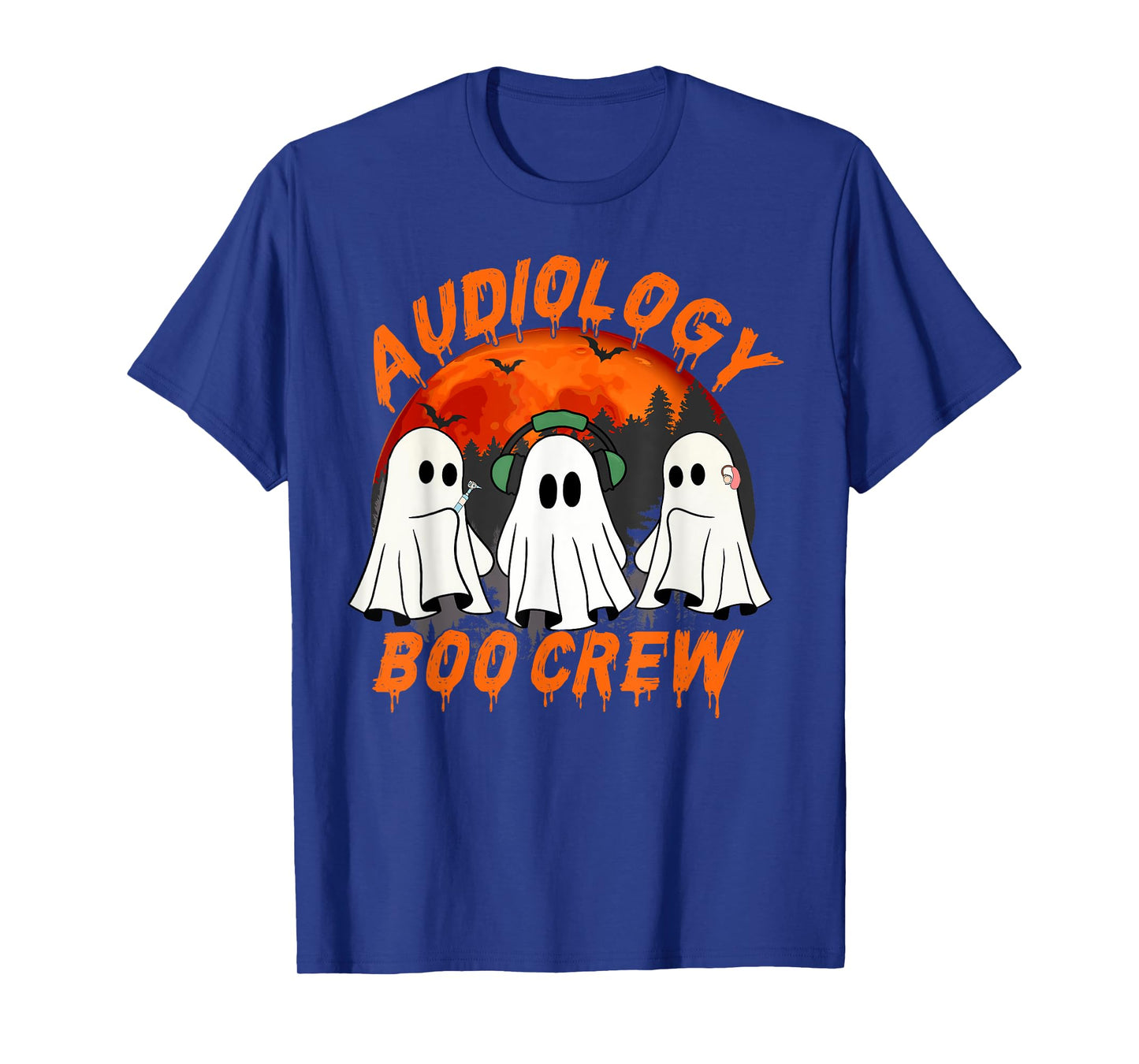 Audiologist Halloween Ghosts Tee Audiology Boo Crew T-Shirt