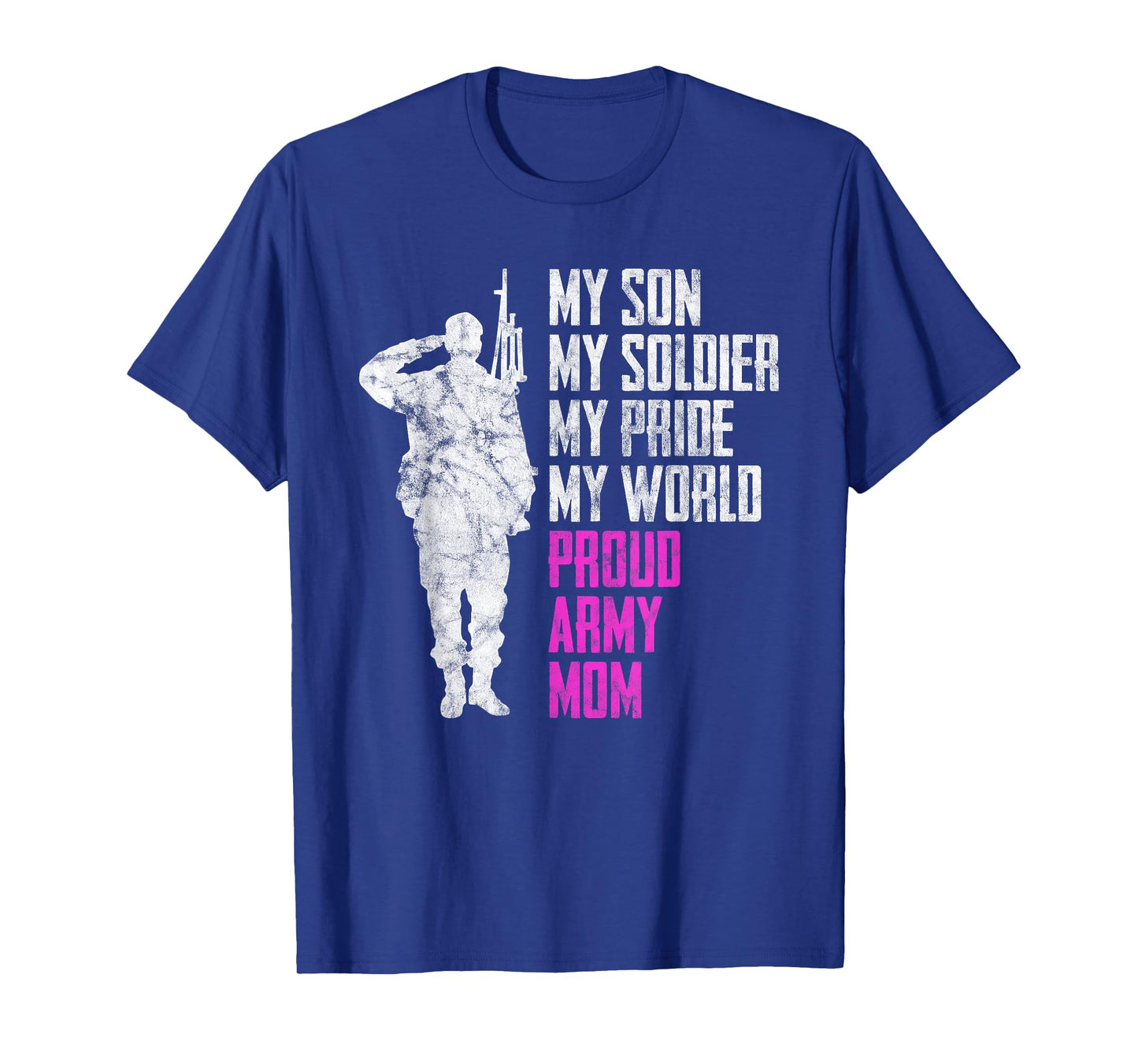 My Son My Soldier Proud Army Mom Military Mother T-Shirt