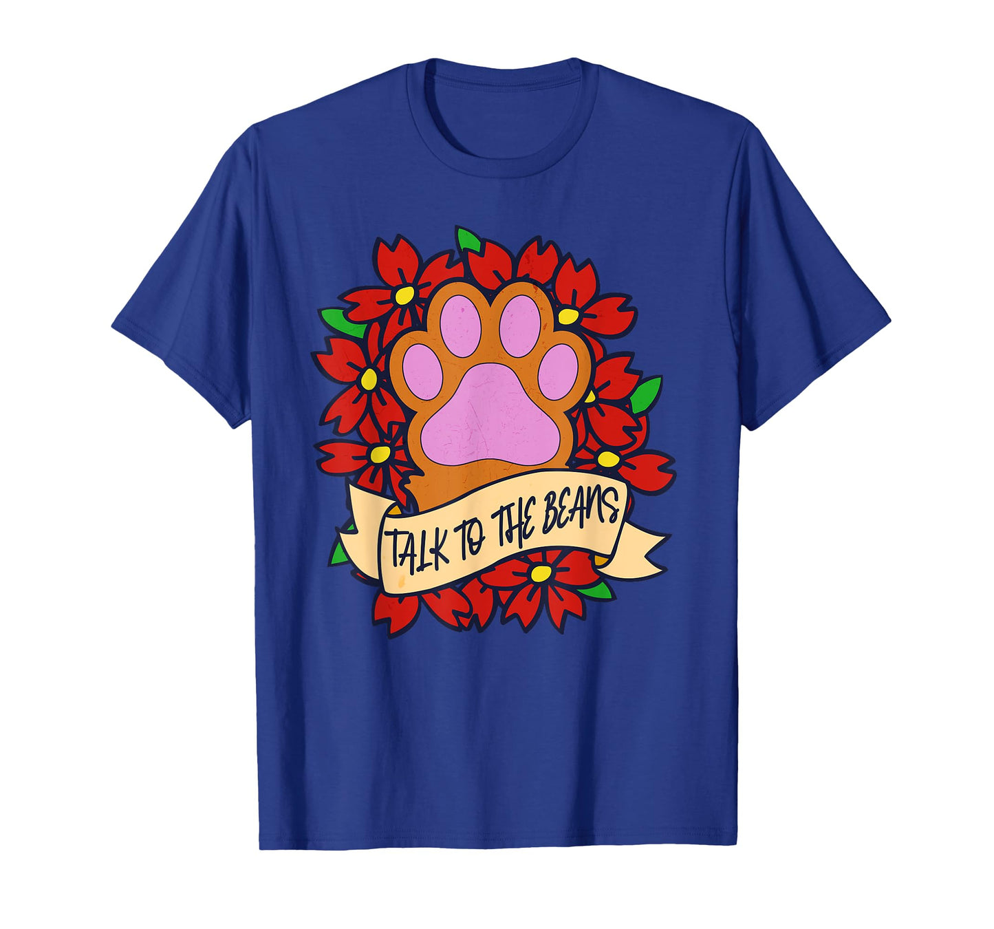 Talk to the Toe Beans Funny Cat Person T-Shirt for Men Women Kids