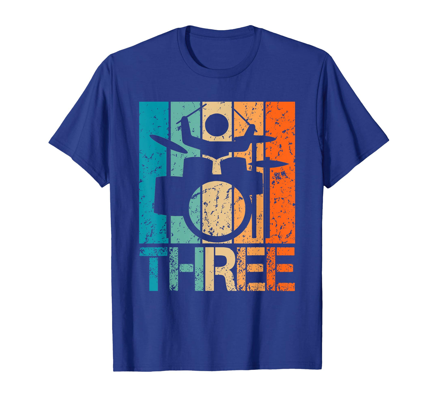 3rd Drums Birthday 3 Year Old 3yr Boys Girl Birthday Drummer T-Shirt
