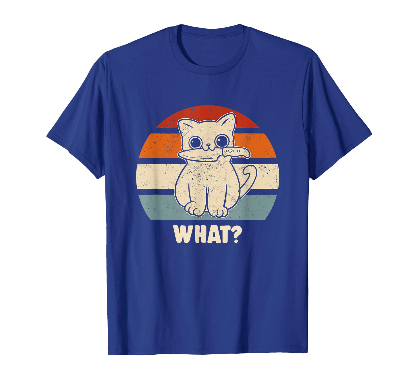 Retro What Cat Knife Meow Kitty Funny Cats Mom And Cat Dad T-Shirt for Men Women