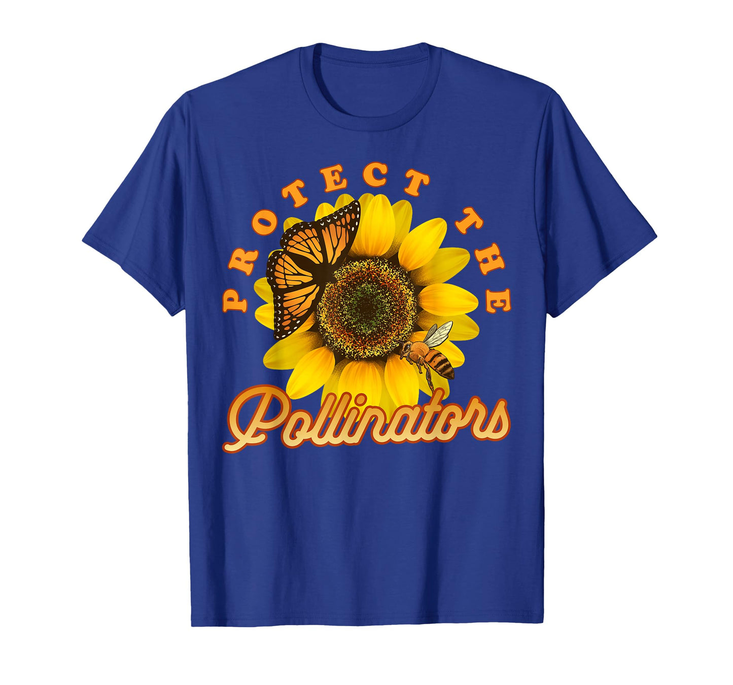 Cool Protect Pollinators Save the bees Sunflower T- shirt T-Shirt