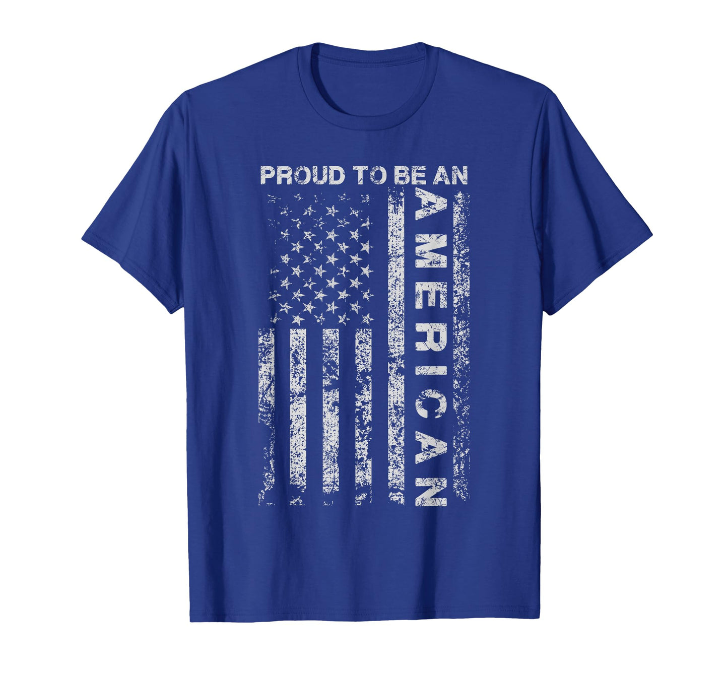 Proud to Be an American American Flag USA Gift T-Shirt