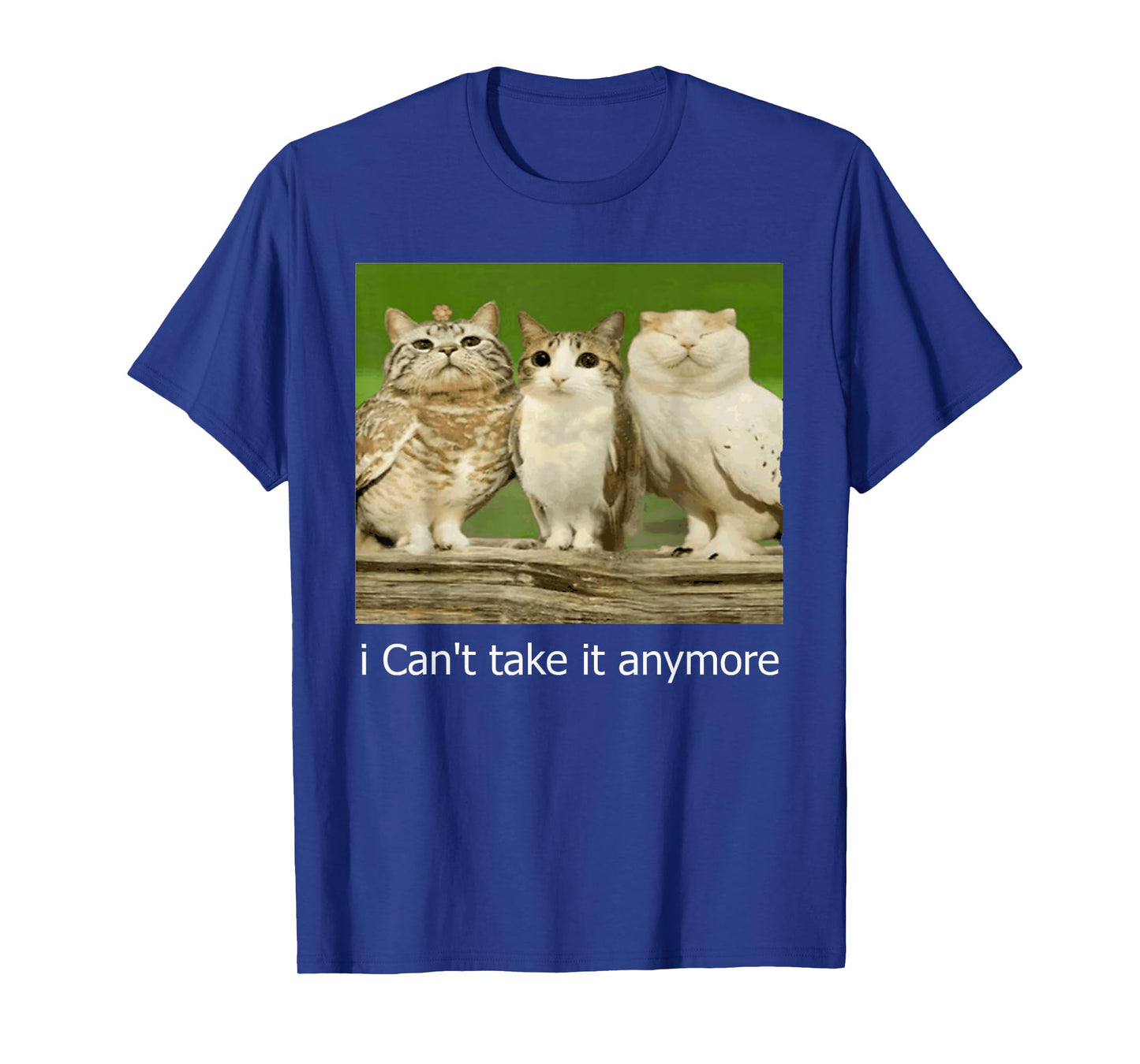 Cat Owl Funny Meowl Cursed Internet Trendy T-Shirt