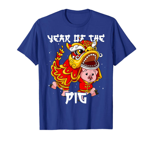 Chinese New Year Zodiac Animals Year Of The Pig Chinese Lunar New Year T-Shirt