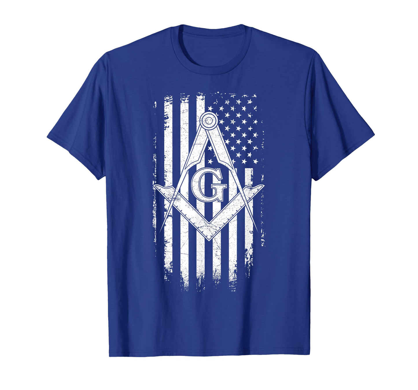 Masonic American Flag Square and Compass - Freemason T-Shirt T-Shirt