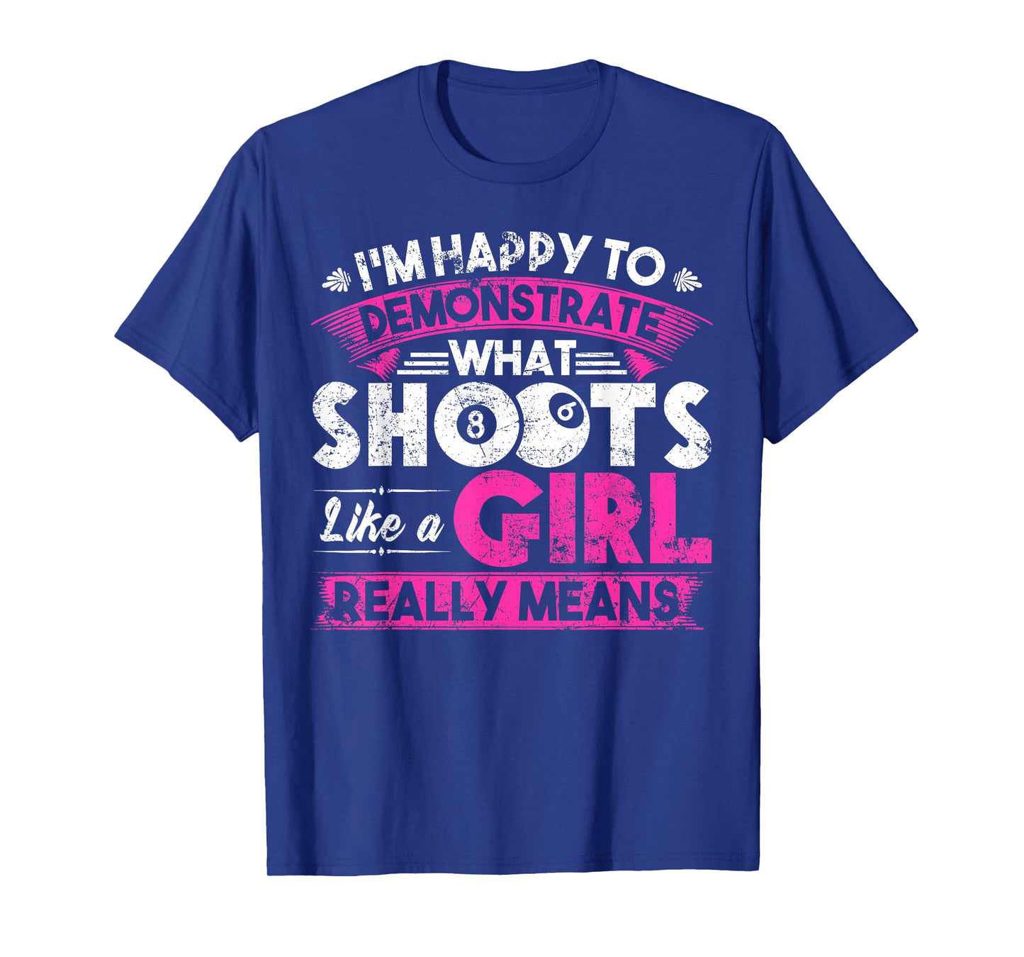 Cute Billiards Women Shirt Funny Gift for Girl Pool Player T-Shirt