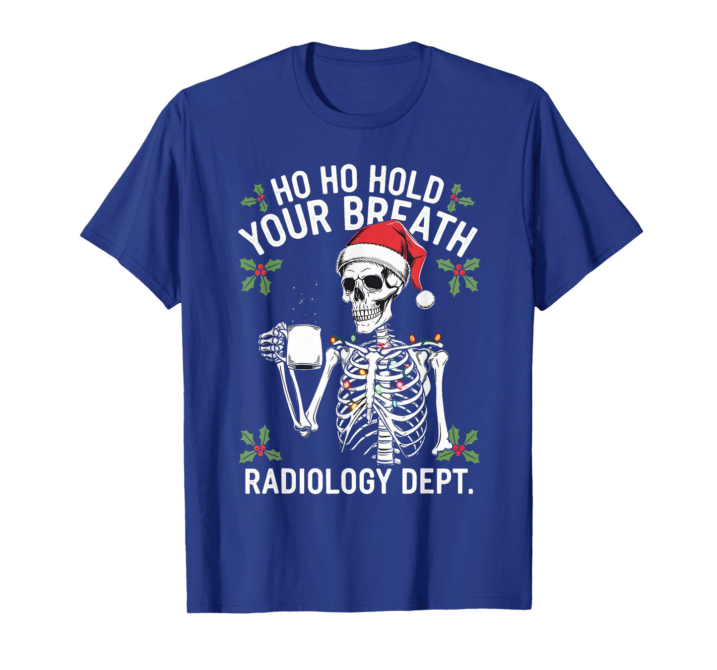 Christmas Radiology Tech Skeleton Xray Tech CT MRI Women T-Shirt