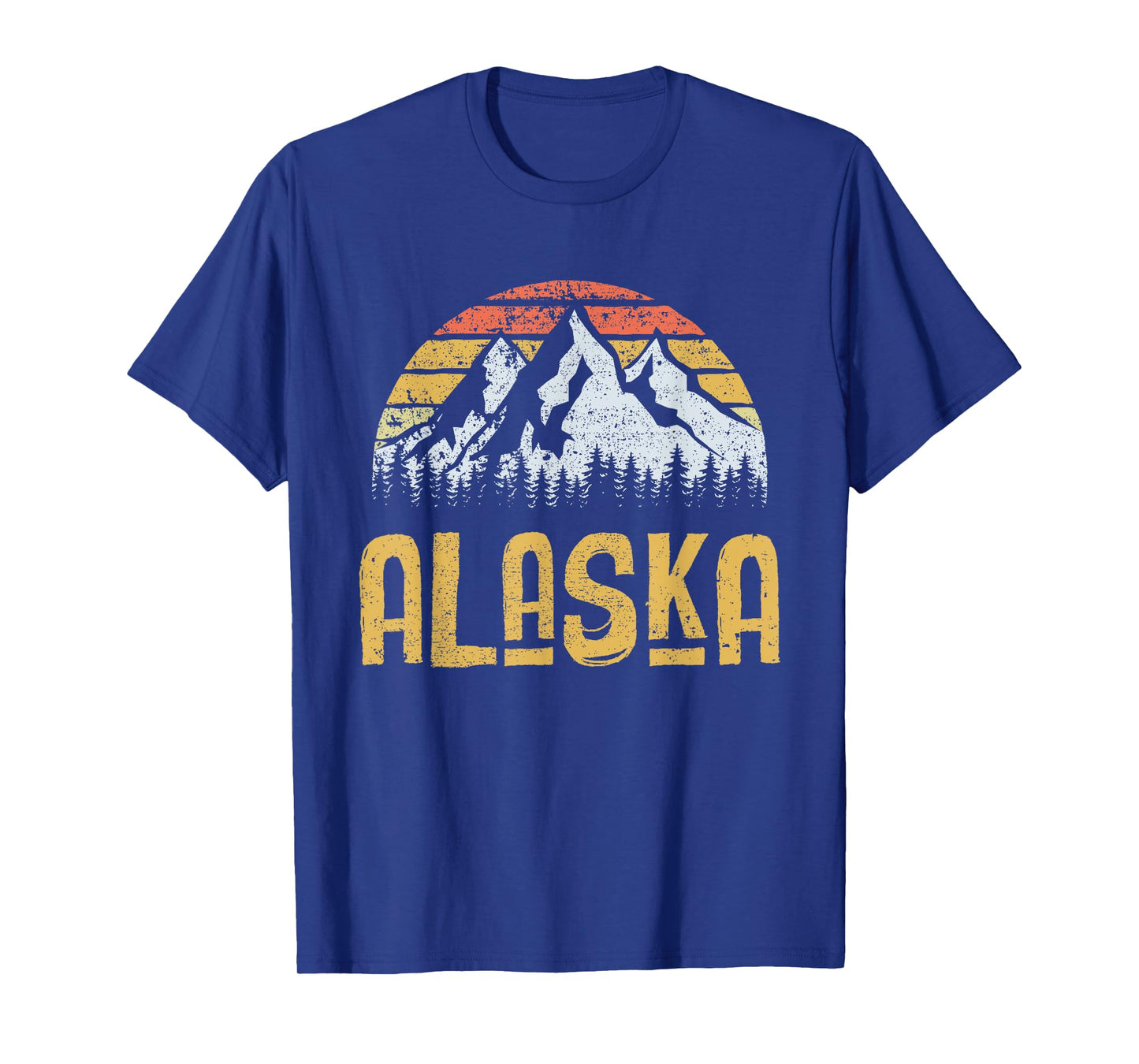 Vintage Retro Alaska U.S. Mountains Glacier T-Shirt T-Shirt