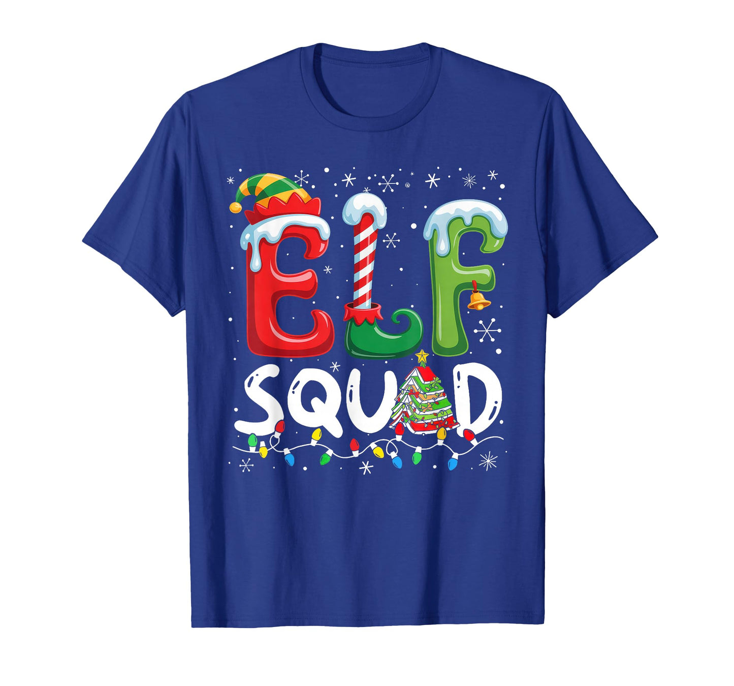 ELF Squad Funny Christmas ELF Student Teacher Men Women Kids T-Shirt