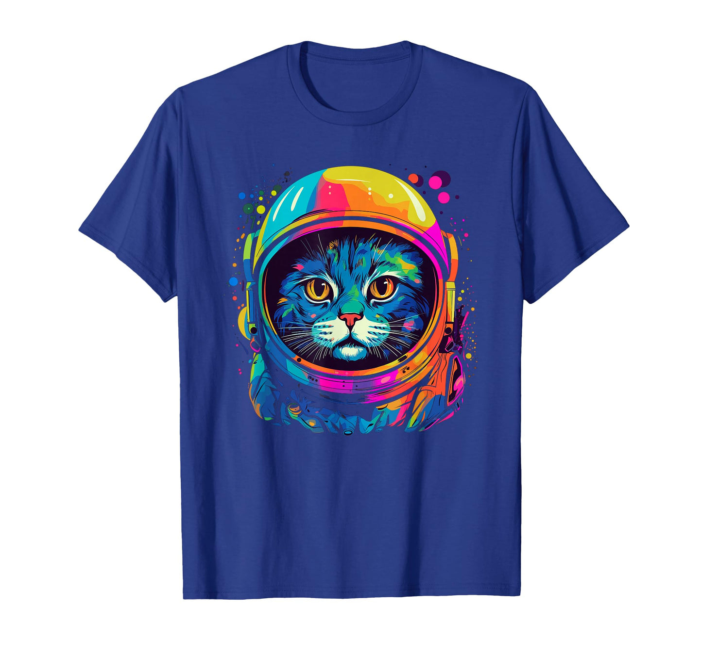 Space Gifts Cat Mom Cat Dad Men Women Kids Astronaut Space T-Shirt