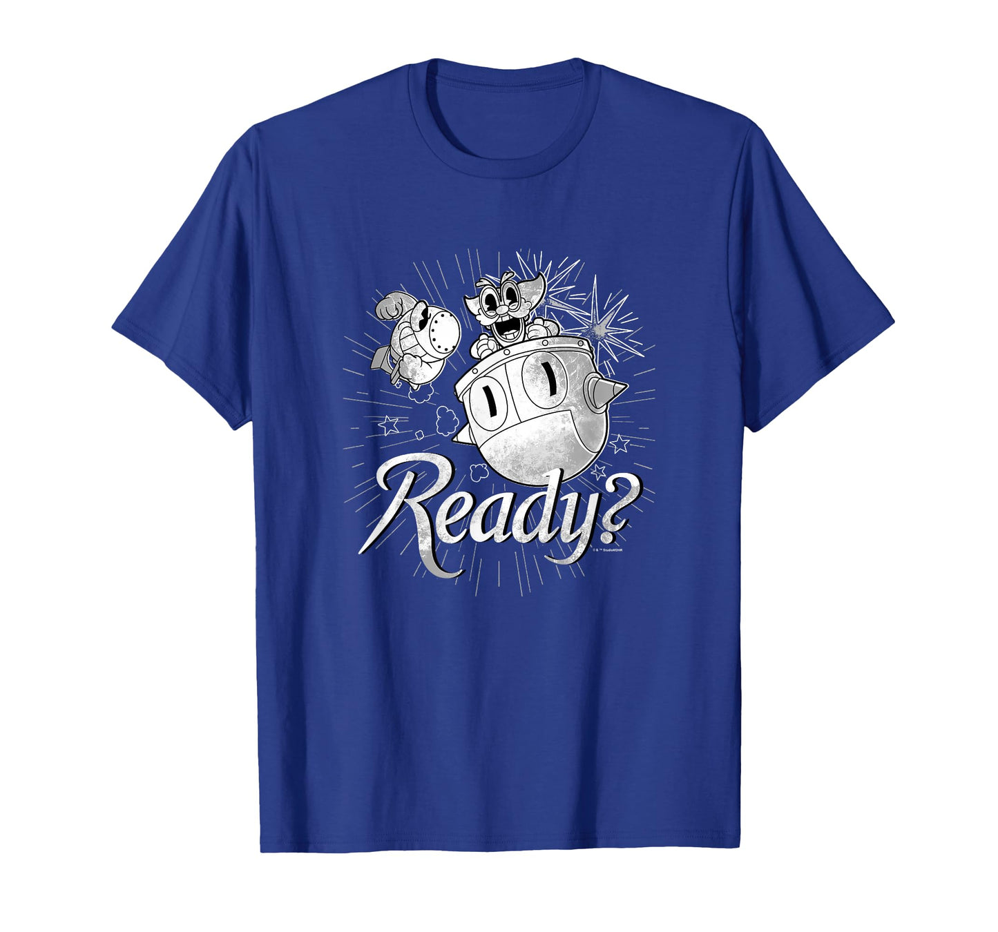 Cuphead Dr. Kahl's Robot Ready For Battle Retro Big Poster T-Shirt