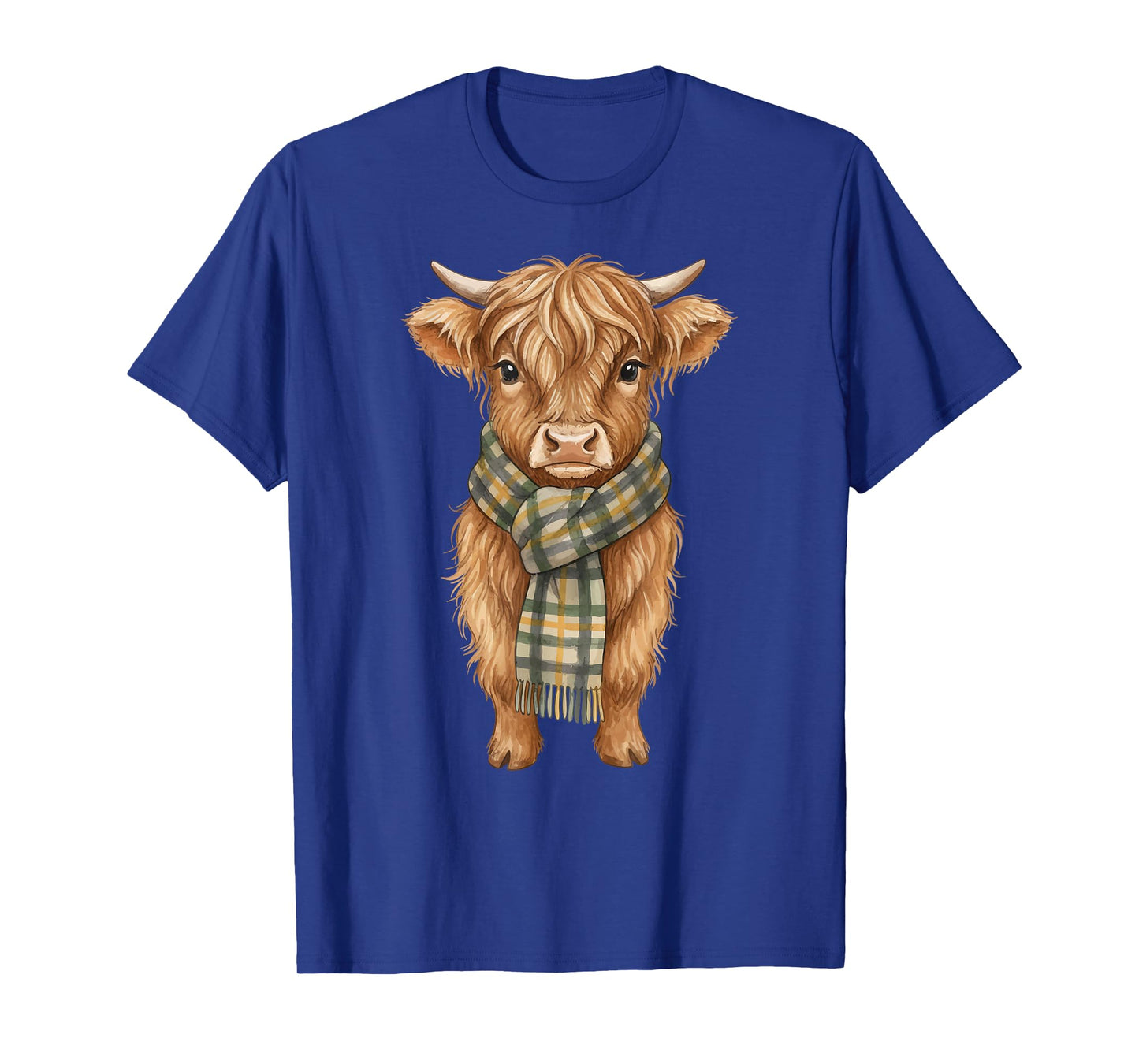 Cozy Fall Autumn Highland Cow T-Shirt