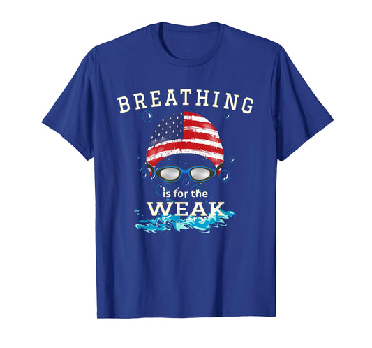 Swim Swimmer T Shirt Funny Swimming Sports Goggles Cap Tee T-Shirt