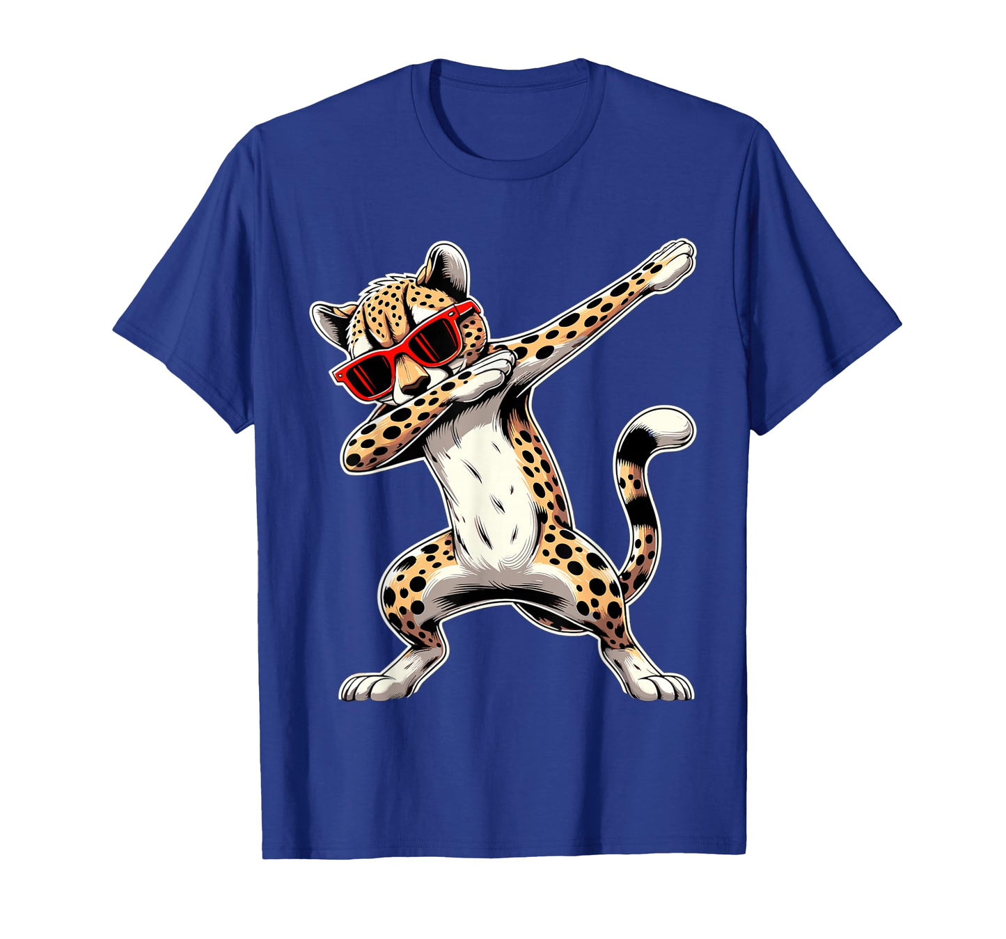 Dabbing Cheetah Sunglasses Animal Cheetah T-Shirt