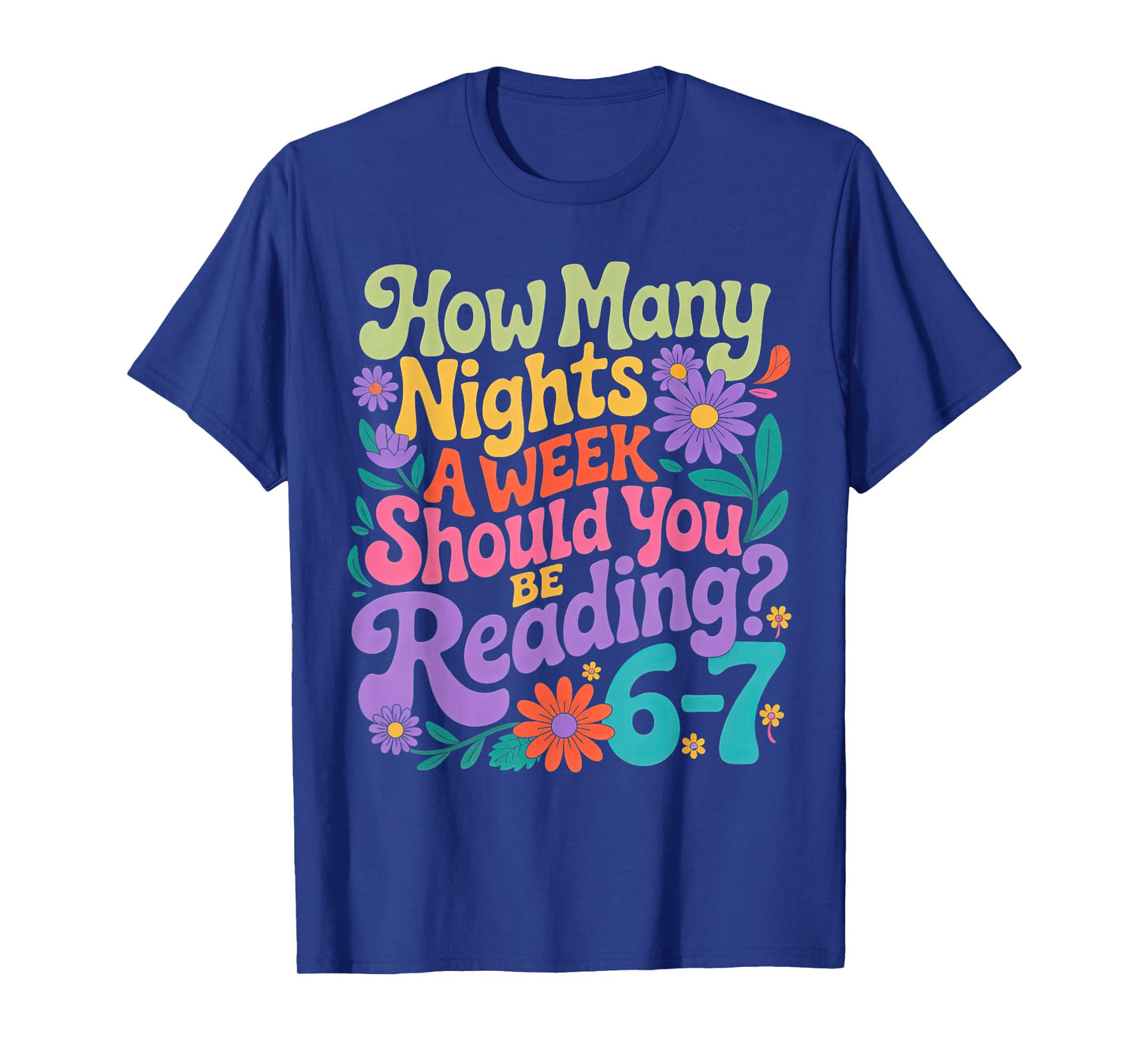 Reading Six Seven Meme Book Lover 67 Teacher 6 7 T-Shirt