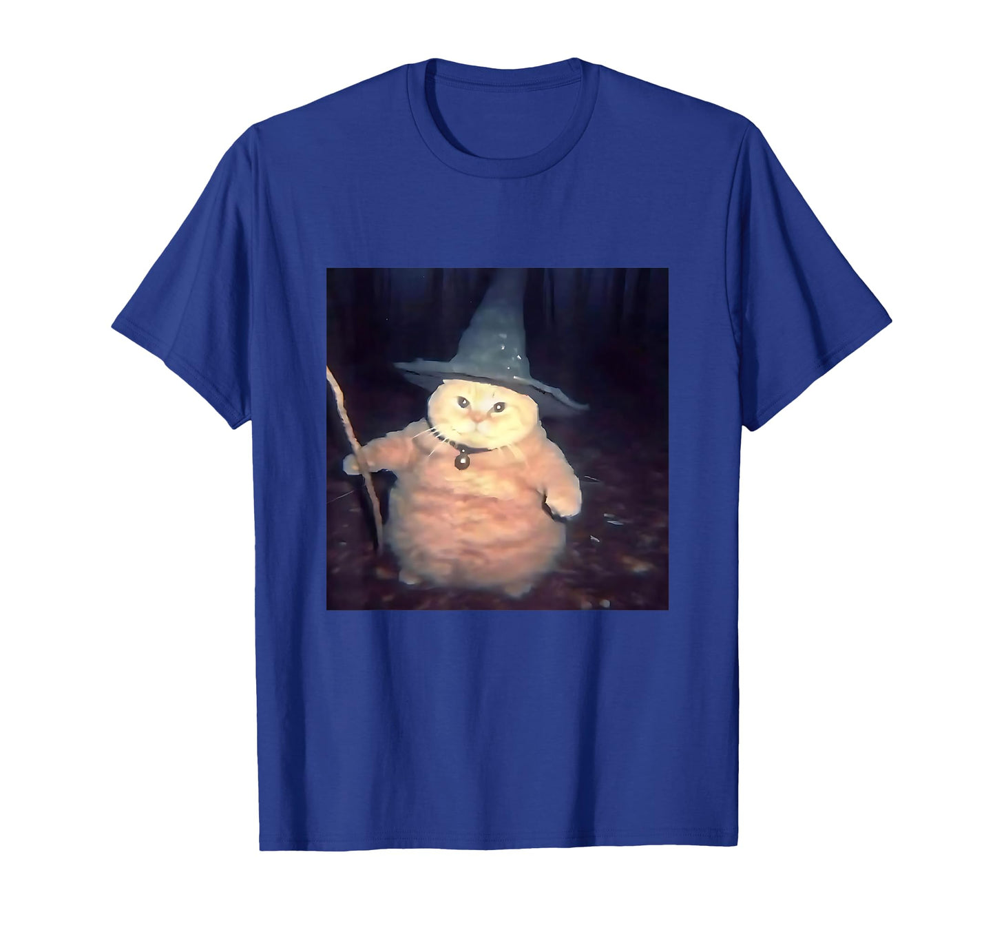 Wizard Cat Weird Funny Halloween Cat Meme T-Shirt