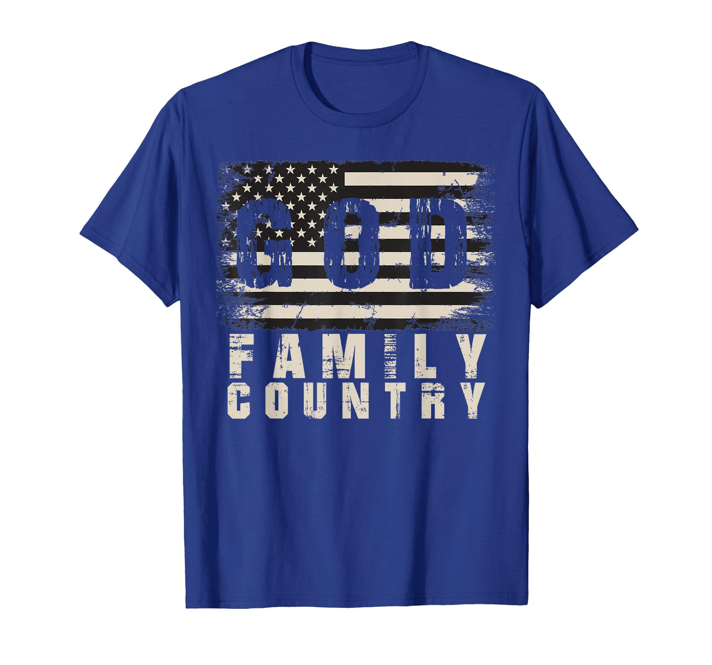 God Family Country Patriotic Proud Soldier USA Memorial Day T-Shirt