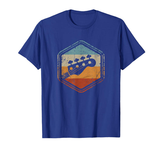 Bass Guitar Vintage Headstock for Bass Player Bassist T-Shirt