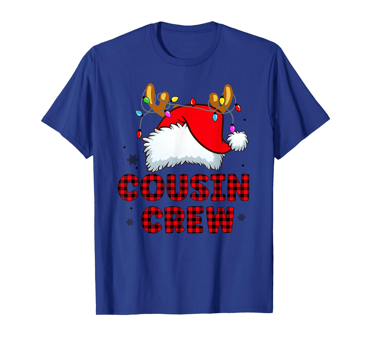 Cousin Crew Christmas 2025 Family Matching Santa Elf Xmas T-Shirt