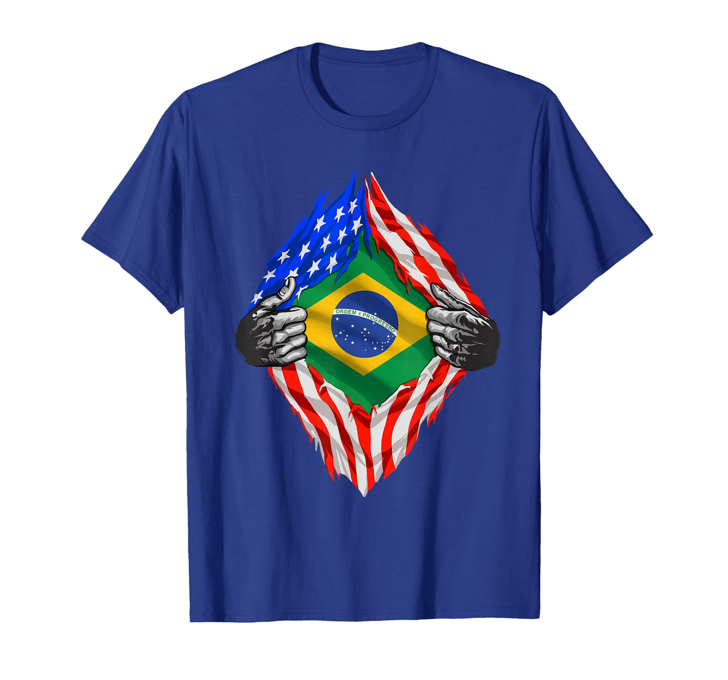 Brazil Shirt Super American Brazilian Flag Roots Brazilian T-Shirt