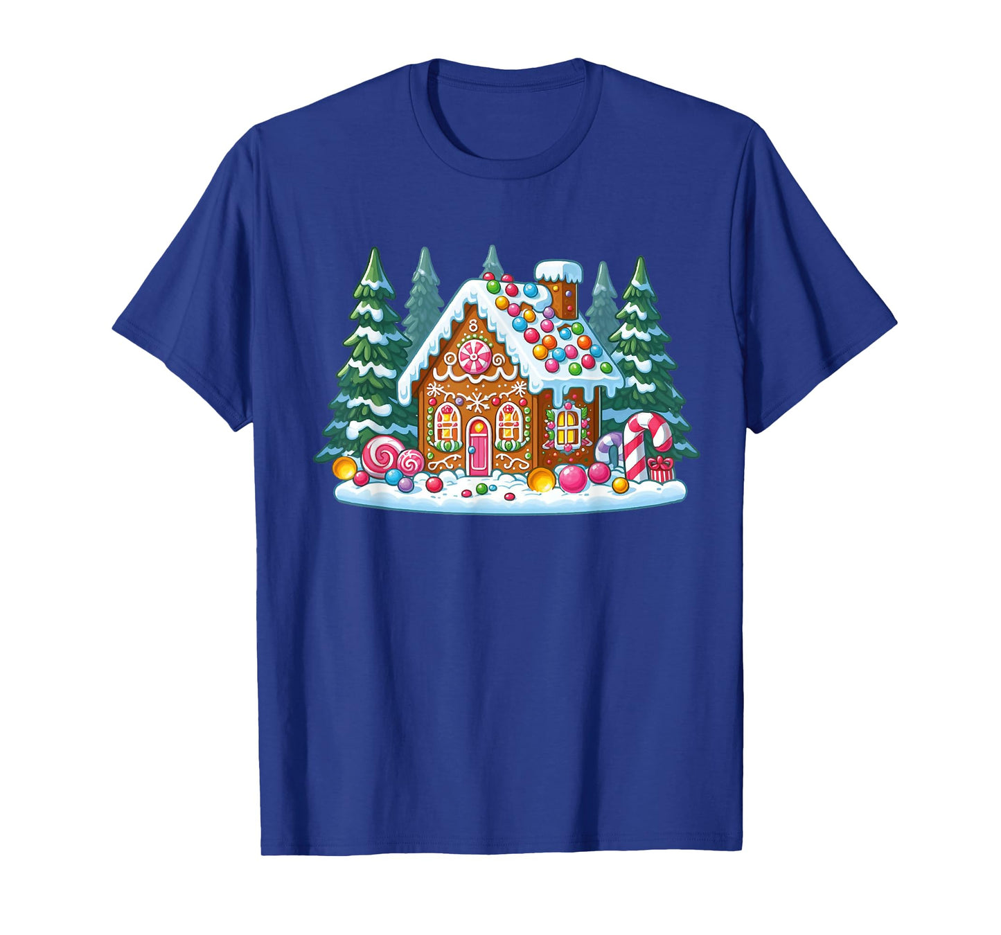 Christmas Gingerbread House Decorating Baking Candy Xmas T-Shirt
