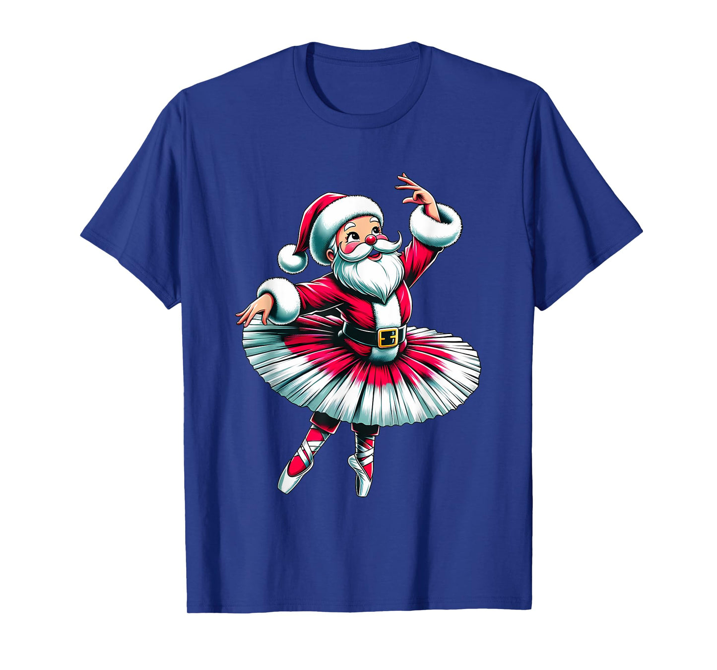 Ballerina Santa Claus Dancing T-Shirt