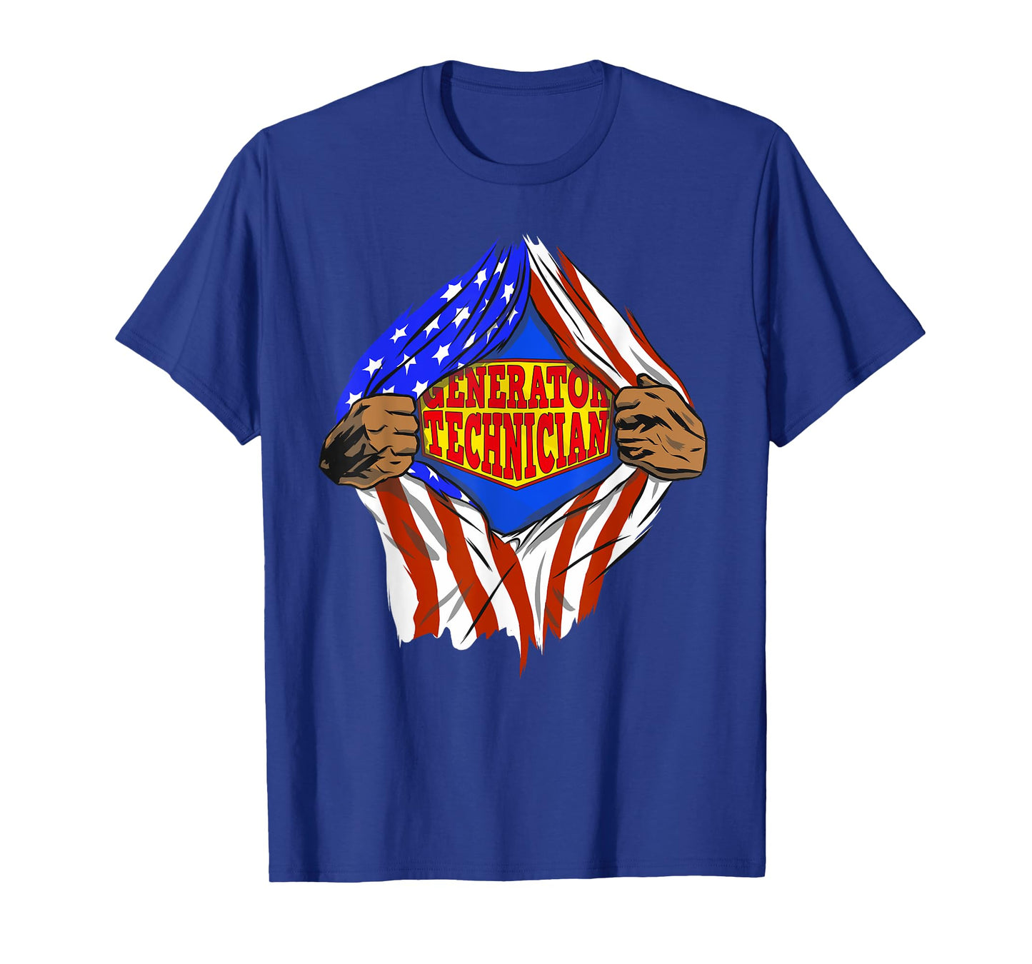 Funny Super Generator Technician Hero Job T-Shirt