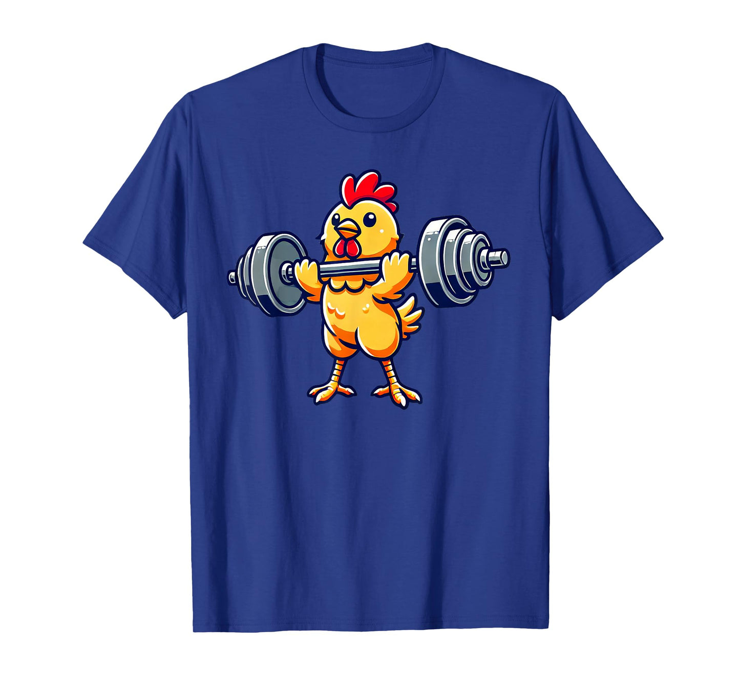 Chicken Powerlifting Weightlifting Gym Workout T-Shirt