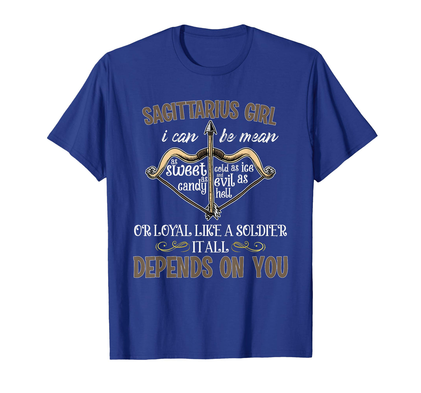 Sagittarius Girl Zodiac Women's Birthday Gift T-Shirt
