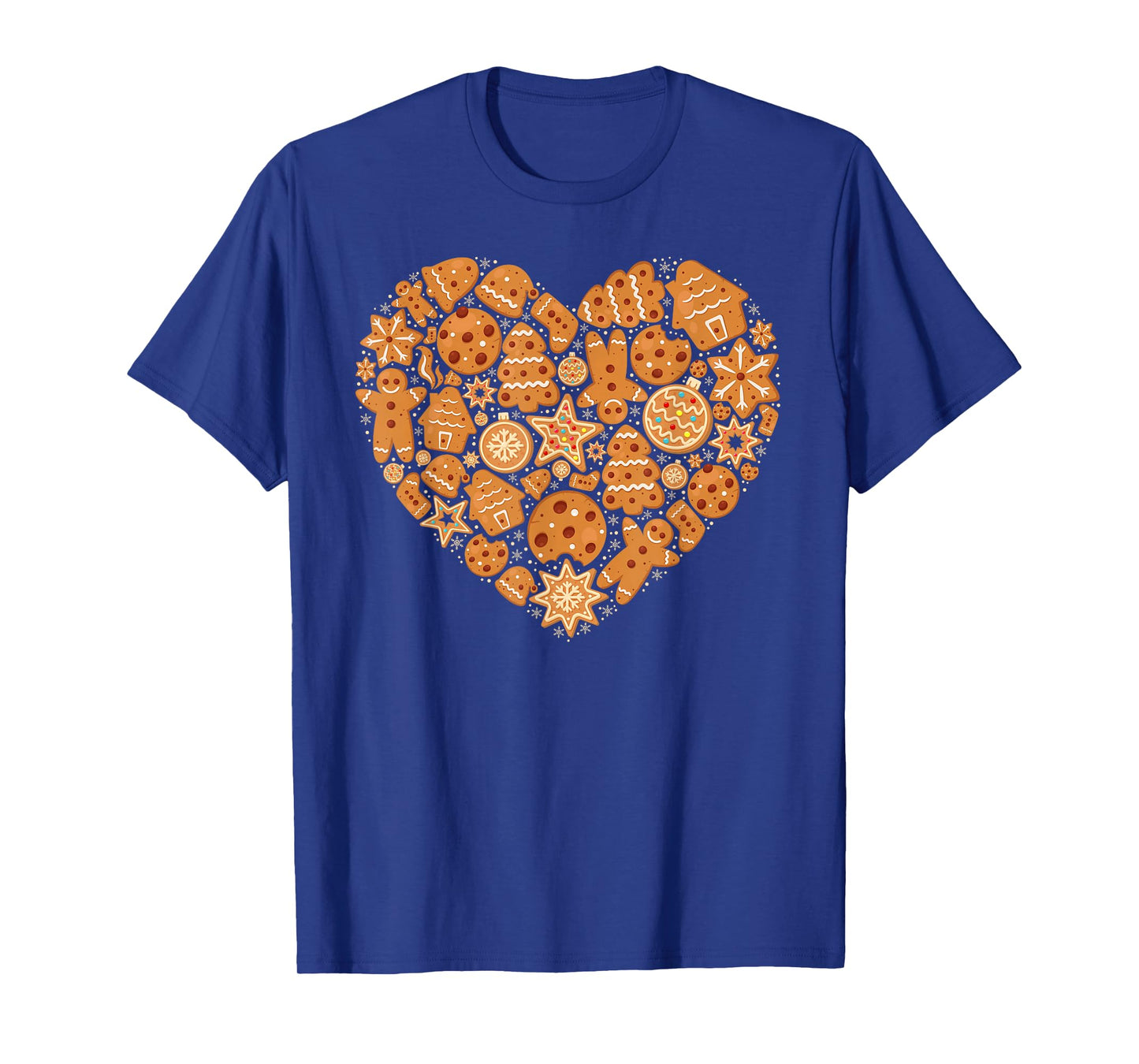Bake Baking Gingerbread Man Christmas Cookie Heart T-Shirt