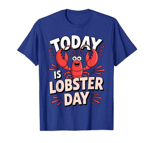 Cool Lobster Art for Men Women Kids Seafood Lobster Lover T-Shirt