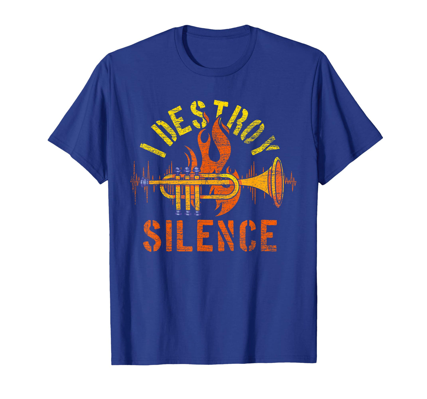 I Destroy Silence Trumpet T-Shirt