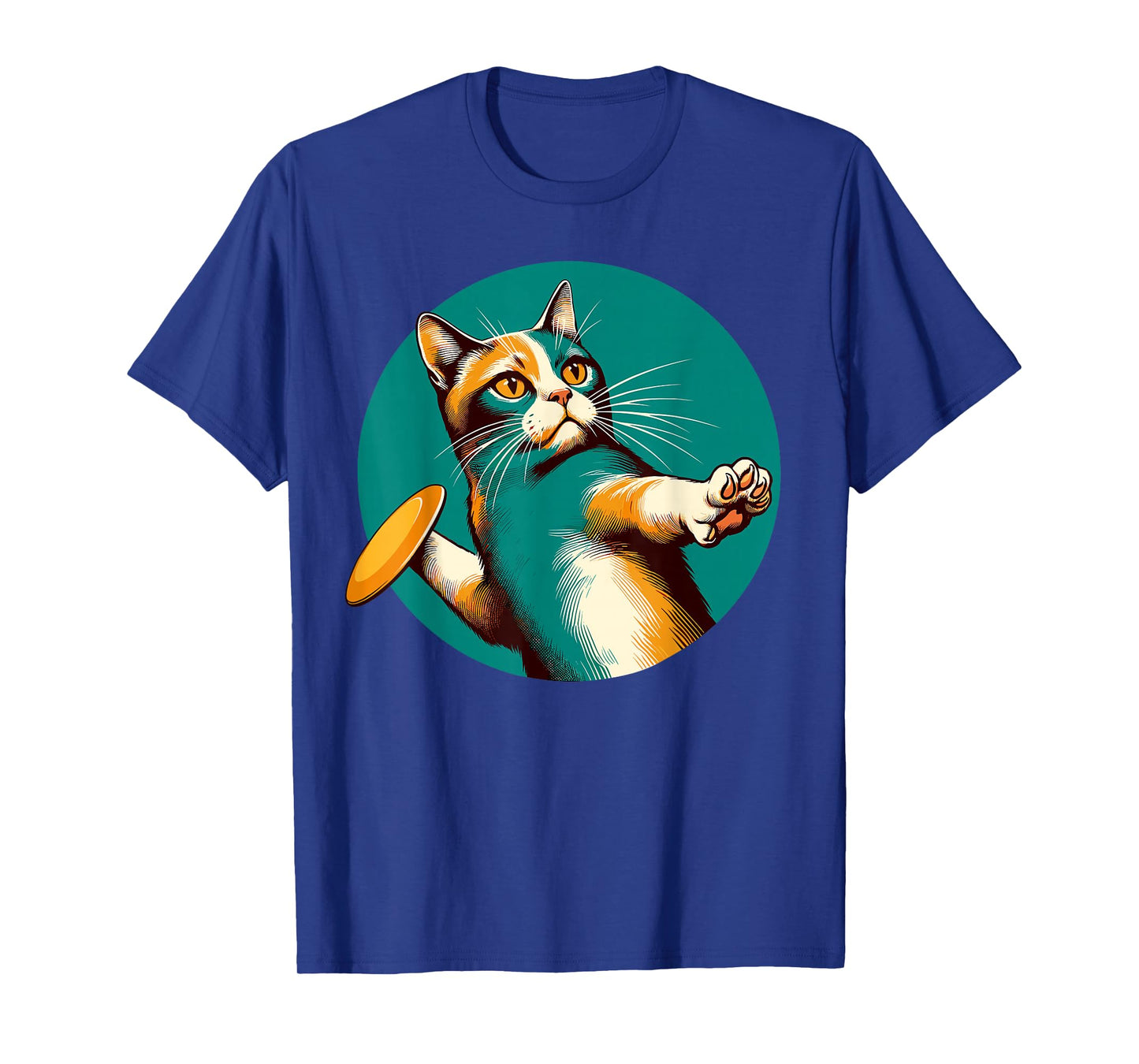 Disc Golfer Cat Disc Golf Player T-Shirt